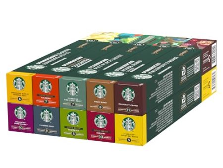 (1 Unidad Modelo Aleatorio) - STARBUCKS Discovery Variety Pack de Nespresso - 10 Cápsulas de Café Embalaje Deteriorado (Cad: 03 09 2025) Online