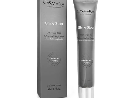 Casmara Crema Facial Antiedad Seborreguladora Shine Stop, 50 ml - Controla Grasa y Acné, Acabado Mate Embalaje Deteriorado Supply